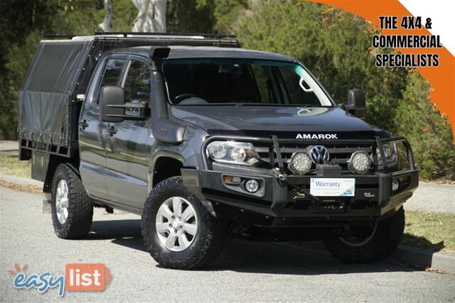 2013 VOLKSWAGEN AMAROK TDI400 DUAL CAB 2H MY14 CAB CHASSIS