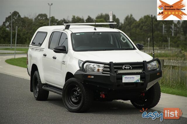 2018 TOYOTA HILUX SR DUAL CAB GUN126R UTILITY