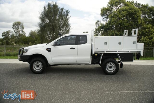 2016 FORD RANGER XL EXTENDED CAB PX MKII CAB CHASSIS