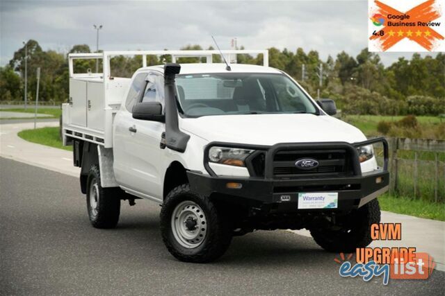 2016 FORD RANGER XL EXTENDED CAB PX MKII CAB CHASSIS