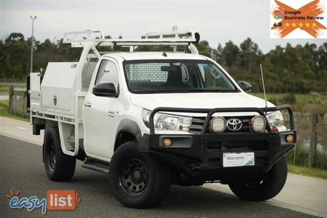 2017 TOYOTA HILUX SR SINGLE CAB GUN126R CAB CHASSIS