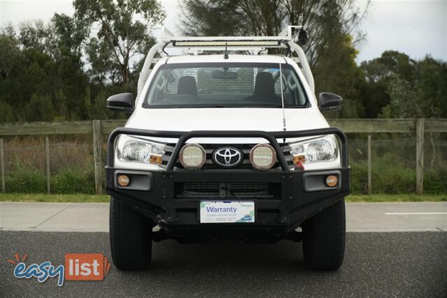 2017 TOYOTA HILUX SR SINGLE CAB GUN126R CAB CHASSIS