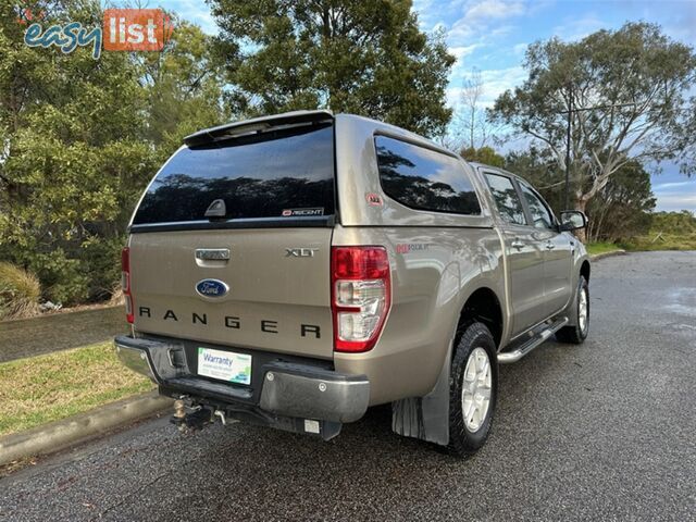 2015 FORD RANGER XLT HI-RIDER DUAL CA PX UTILITY