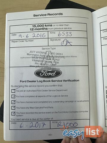 2015 FORD RANGER XLT HI-RIDER DUAL CA PX UTILITY