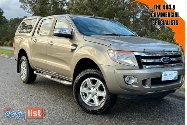 2015 FORD RANGER XLT HI-RIDER DUAL CA PX UTILITY