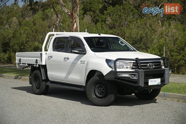 2016 TOYOTA HILUX SR DUAL CAB GUN126R CAB CHASSIS