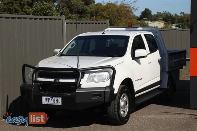2016 HOLDEN COLORADO LS DUAL CAB RG MY17 CAB CHASSIS