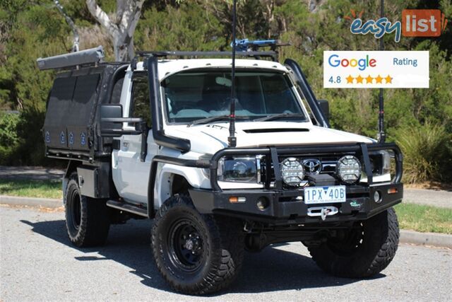 2012 TOYOTA LANDCRUISER WORKMATE SINGLE CAB VDJ79R MY10 CAB CHASSIS