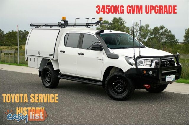 2020 TOYOTA HILUX SR DUAL CAB GUN126R CAB CHASSIS