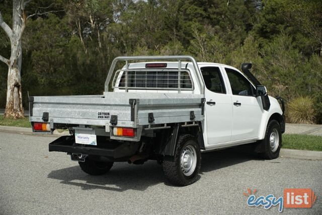 2019 ISUZU D-MAX SX DUAL CAB MY18 CAB CHASSIS
