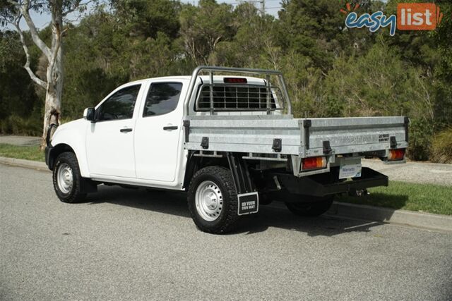 2019 ISUZU D-MAX SX DUAL CAB MY18 CAB CHASSIS