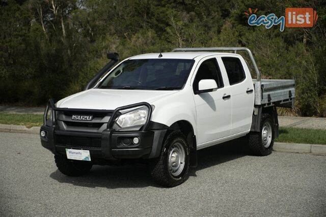 2019 ISUZU D-MAX SX DUAL CAB MY18 CAB CHASSIS