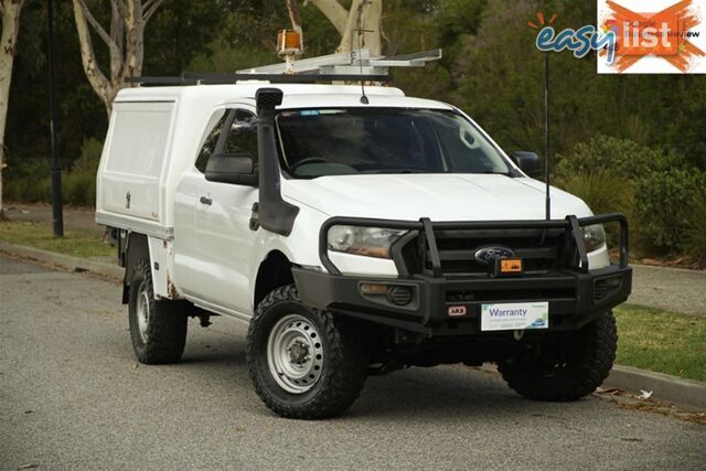 2017 FORD RANGER XL EXTENDED CAB PX MKII CAB CHASSIS