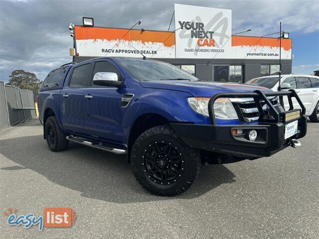 2015 FORD RANGER XLT DUAL CAB PX UTILITY