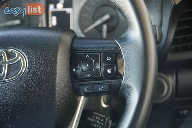 2018 TOYOTA HILUX SR DUAL CAB GUN126R CAB CHASSIS