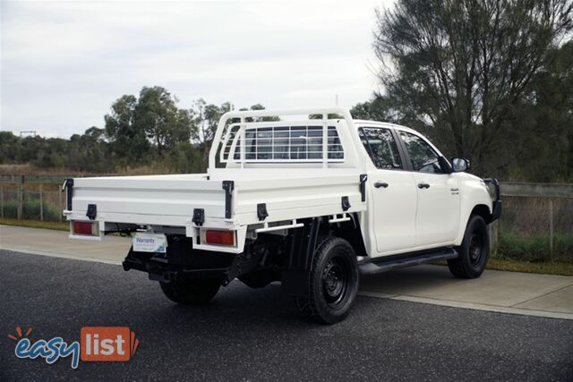 2018 TOYOTA HILUX SR DUAL CAB GUN126R CAB CHASSIS