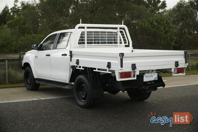 2018 TOYOTA HILUX SR DUAL CAB GUN126R CAB CHASSIS