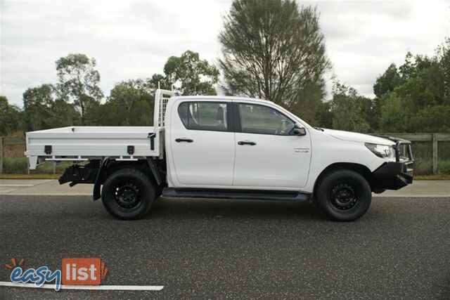 2018 TOYOTA HILUX SR DUAL CAB GUN126R CAB CHASSIS