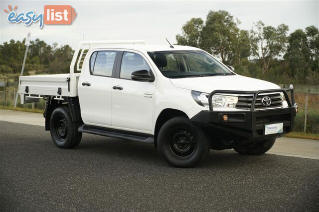 2018 TOYOTA HILUX SR DUAL CAB GUN126R CAB CHASSIS