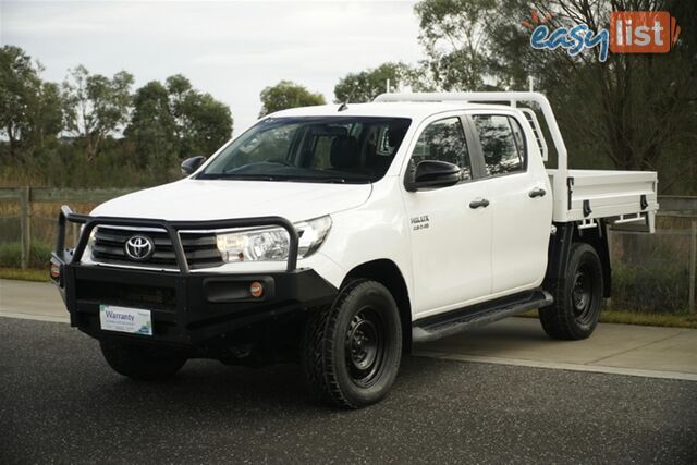 2018 TOYOTA HILUX SR DUAL CAB GUN126R CAB CHASSIS