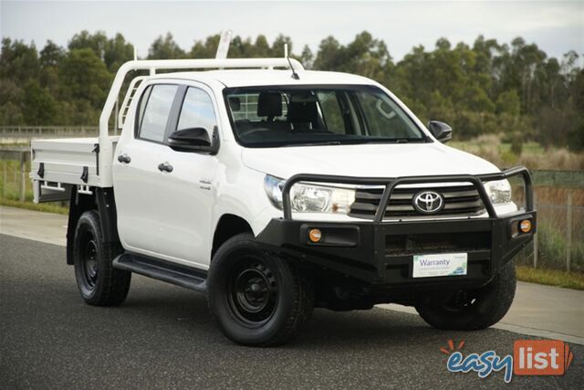 2018 TOYOTA HILUX SR DUAL CAB GUN126R CAB CHASSIS