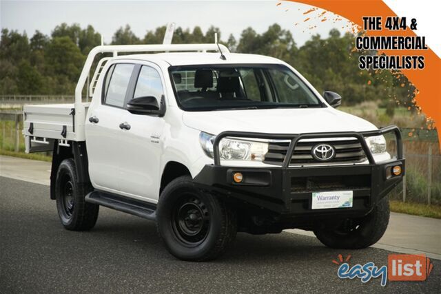 2018 TOYOTA HILUX SR DUAL CAB GUN126R CAB CHASSIS