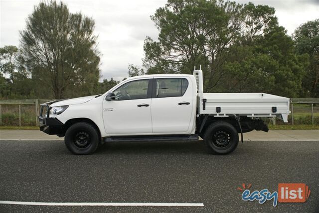 2018 TOYOTA HILUX SR DUAL CAB GUN126R CAB CHASSIS
