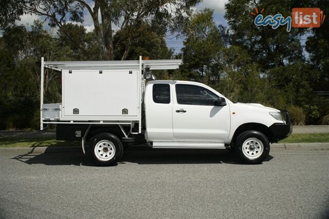 2011 TOYOTA HILUX SR EXTENDED CAB KUN26R MY10 CAB CHASSIS