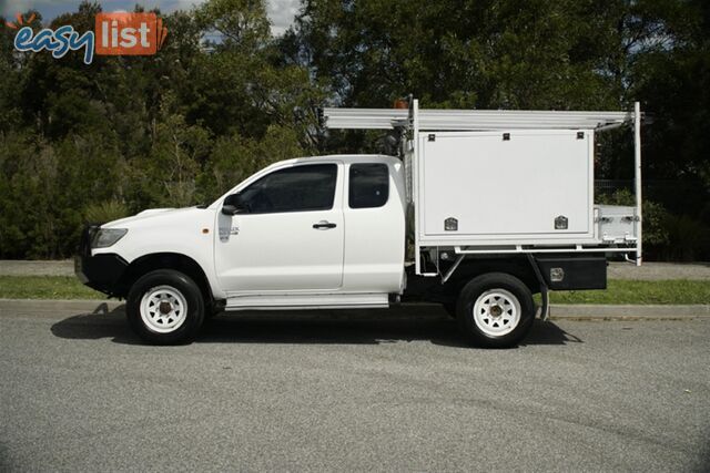 2011 TOYOTA HILUX SR EXTENDED CAB KUN26R MY10 CAB CHASSIS