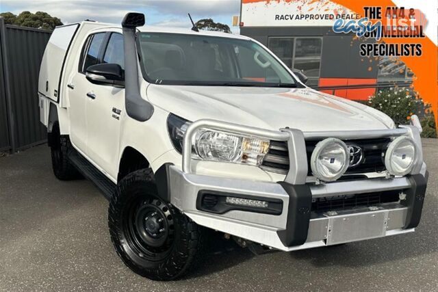 2017 TOYOTA HILUX SR DUAL CAB GUN126R CAB CHASSIS