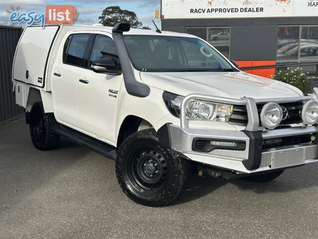 2017 TOYOTA HILUX SR DUAL CAB GUN126R CAB CHASSIS