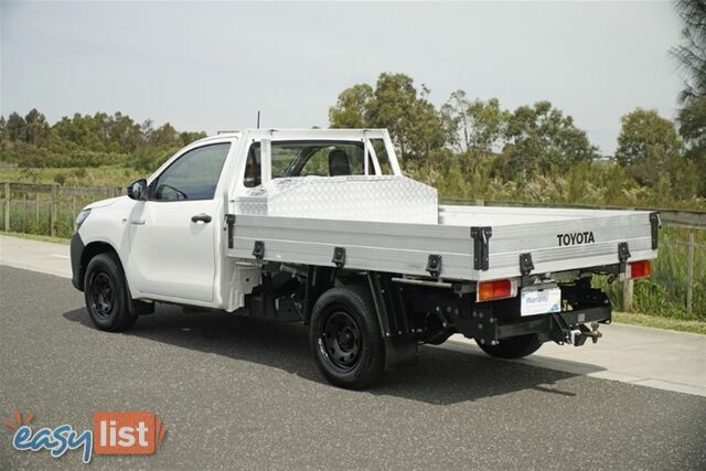 2016 TOYOTA HILUX WORKMATE SINGLE CAB TGN121R CAB CHASSIS