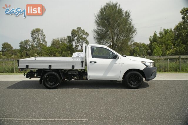 2016 TOYOTA HILUX WORKMATE SINGLE CAB TGN121R CAB CHASSIS