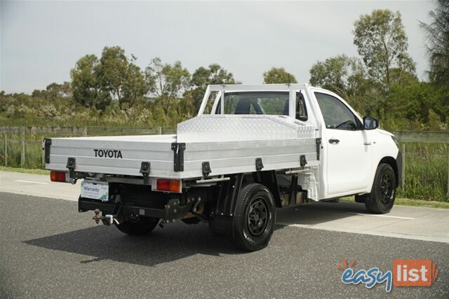 2016 TOYOTA HILUX WORKMATE SINGLE CAB TGN121R CAB CHASSIS