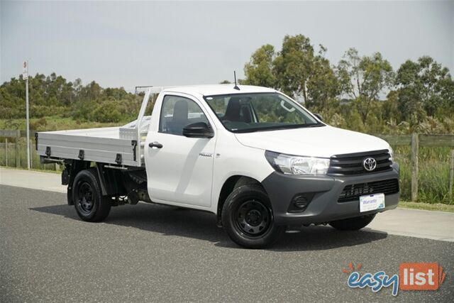 2016 TOYOTA HILUX WORKMATE SINGLE CAB TGN121R CAB CHASSIS