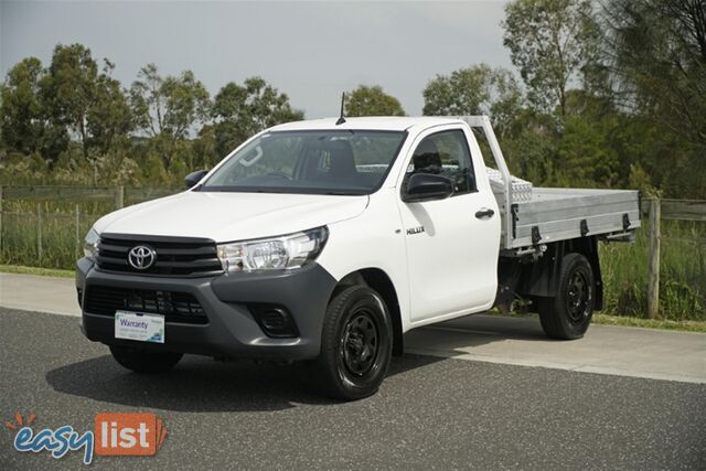 2016 TOYOTA HILUX WORKMATE SINGLE CAB TGN121R CAB CHASSIS