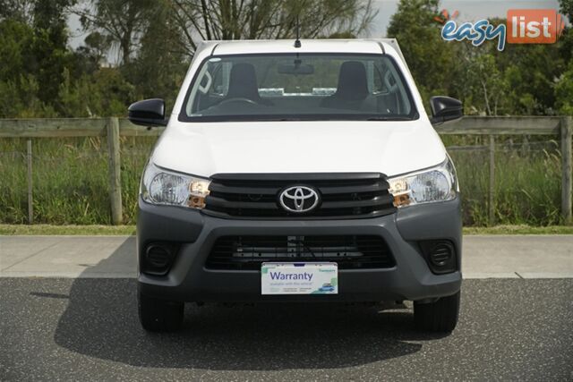 2016 TOYOTA HILUX WORKMATE SINGLE CAB TGN121R CAB CHASSIS