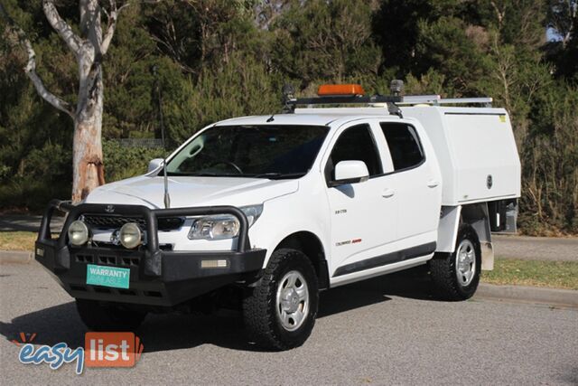 2014 HOLDEN COLORADO LX DUAL CAB RG MY14 CAB CHASSIS