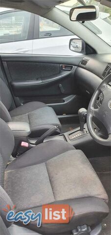 2004 TOYOTA COROLLA ASCENT SECA ZZE122R HATCH, 5 DOORS, 5 SEATS