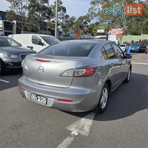 2012 MAZDA 3 NEO BL 11 UPGRADE SEDAN, 4 DOORS, 5 SEATS