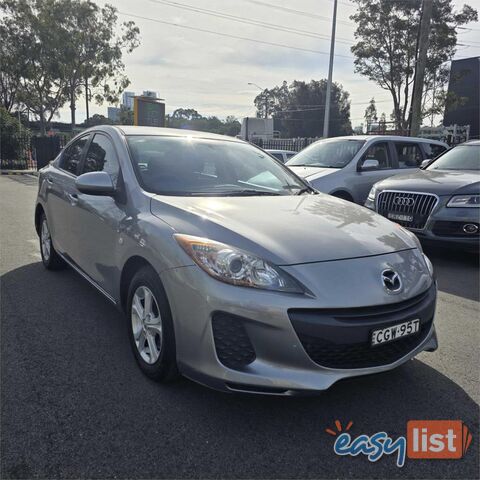 2012 MAZDA 3 NEO BL 11 UPGRADE SEDAN, 4 DOORS, 5 SEATS