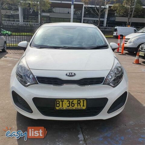 2012 KIA RIO S UB MY13 HATCH, 5 DOORS, 5 SEATS