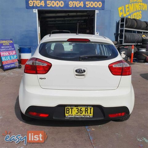 2012 KIA RIO S UB MY13 HATCH, 5 DOORS, 5 SEATS