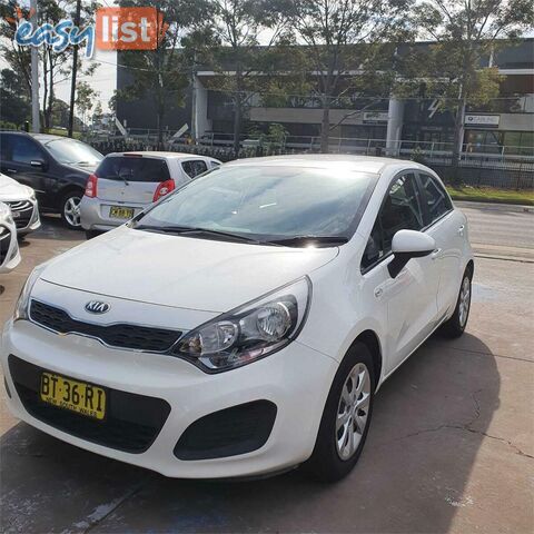 2012 KIA RIO S UB MY13 HATCH, 5 DOORS, 5 SEATS