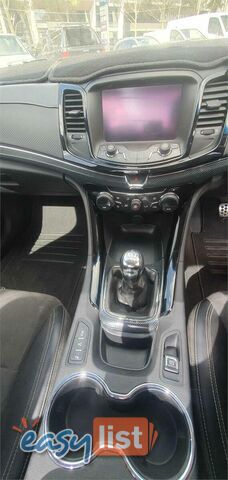 2013 HOLDEN COMMODORE SV6 VF SEDAN, 4 DOORS, 5 SEATS