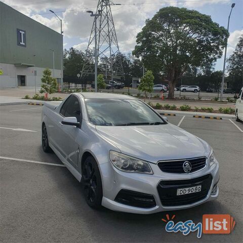 2013 HOLDEN COMMODORE SV6 VF SEDAN, 4 DOORS, 5 SEATS