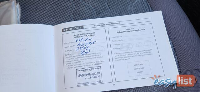 2010 Hyundai i20 PB MY13 ACTIVE Hatchback Manual