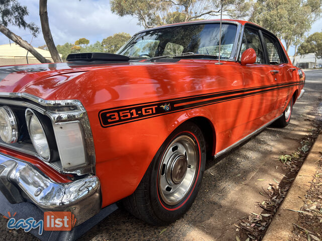 1971 Ford Falcon XY GT Sedan 4dr Auto 3sp 351 V8 Sedan Automatic