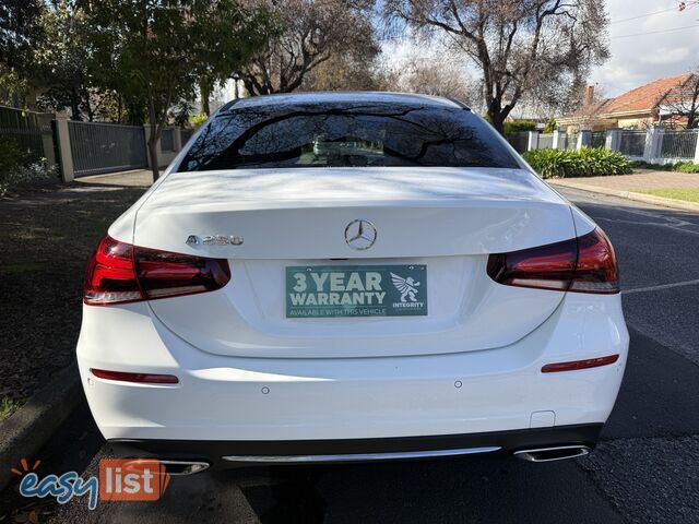 2019 Mercedes-Benz A-Class MY20.5 A250 V177 TURBO DIRECT Sedan Automatic