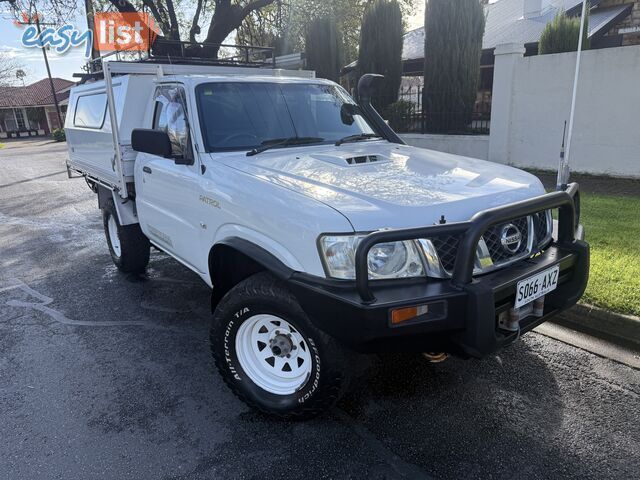 2008 Nissan Patrol GU MY08 DX (4x4) TRAY TOP STEEL BOX Ute Manual